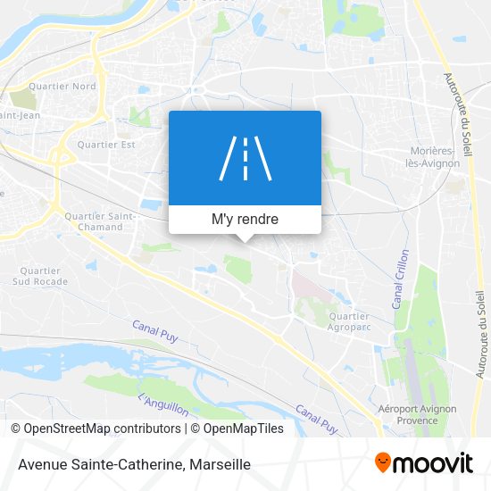 Avenue Sainte-Catherine plan