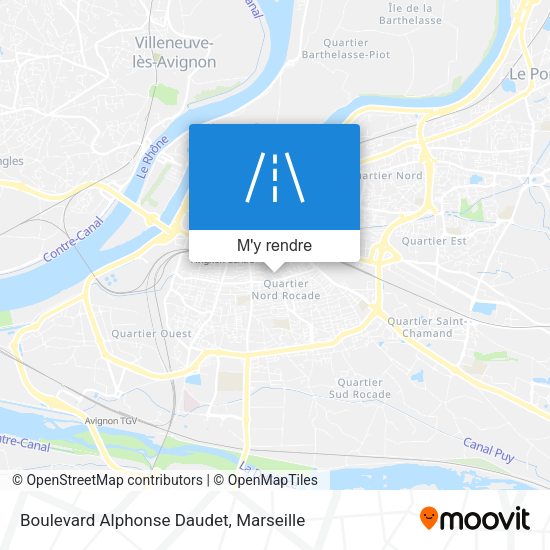 Boulevard Alphonse Daudet plan
