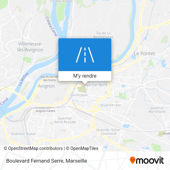 Boulevard Fernand Serre plan