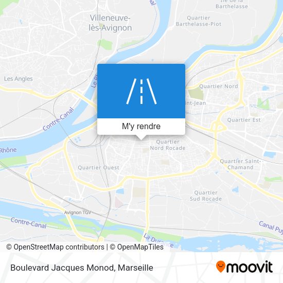 Boulevard Jacques Monod plan