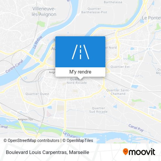 Boulevard Louis Carpentras plan