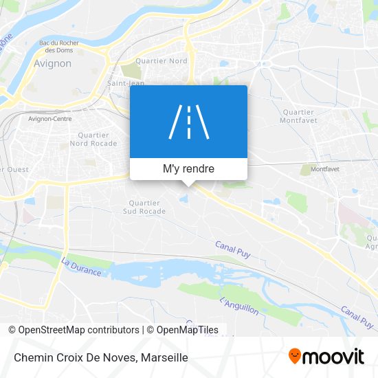 Chemin Croix De Noves plan