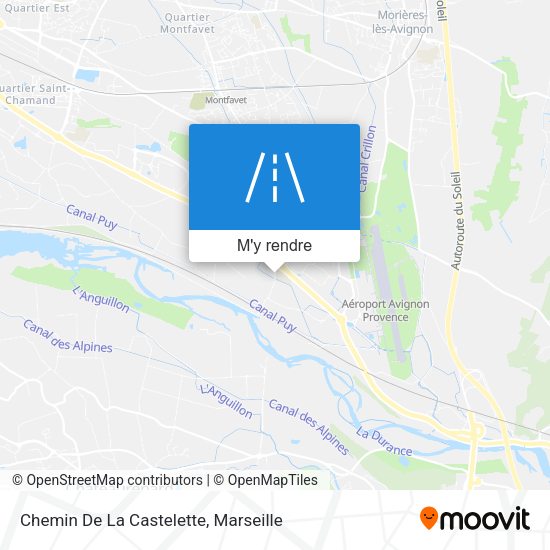 Chemin De La Castelette plan