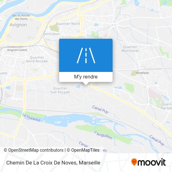 Chemin De La Croix De Noves plan
