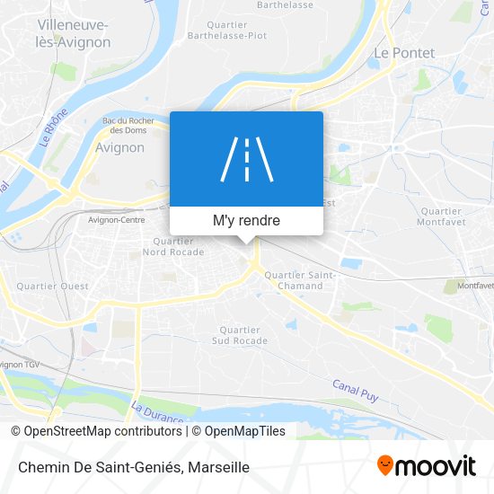 Chemin De Saint-Geniés plan