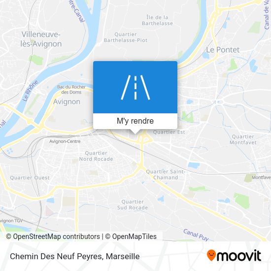 Chemin Des Neuf Peyres plan