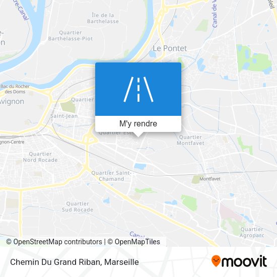 Chemin Du Grand Riban plan