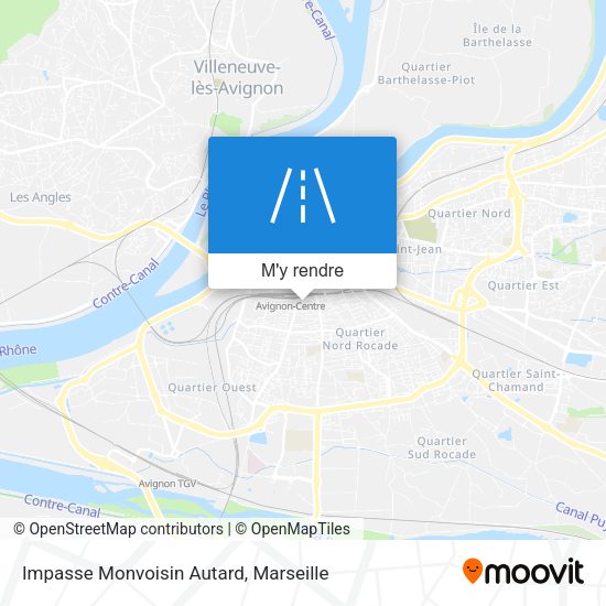 Impasse Monvoisin Autard plan