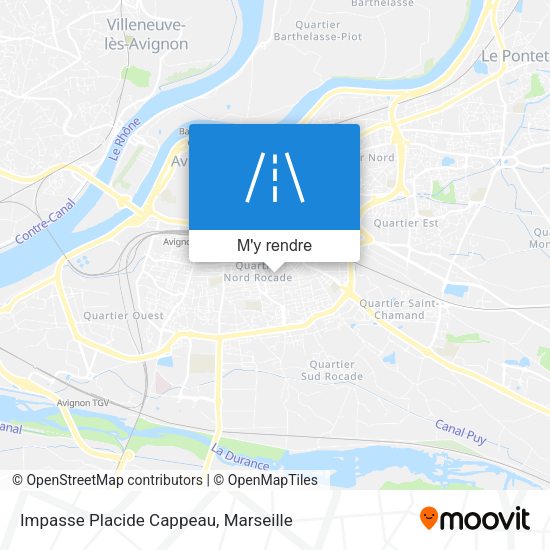Impasse Placide Cappeau plan