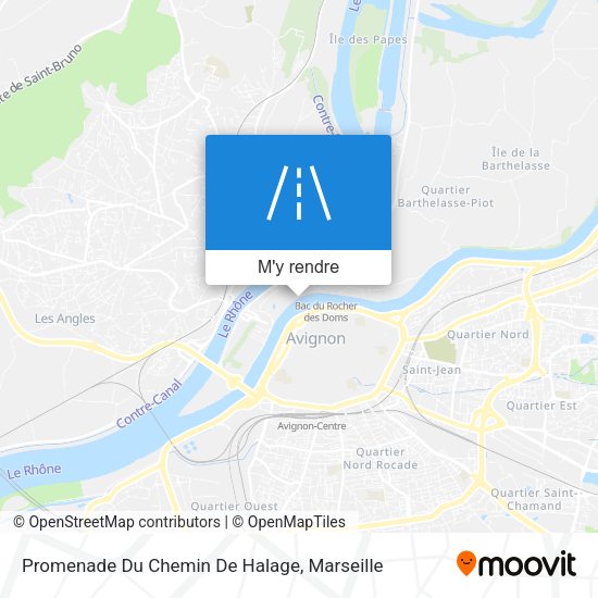 Promenade Du Chemin De Halage plan