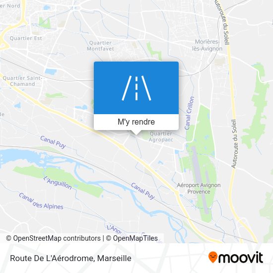 Route De L'Aérodrome plan