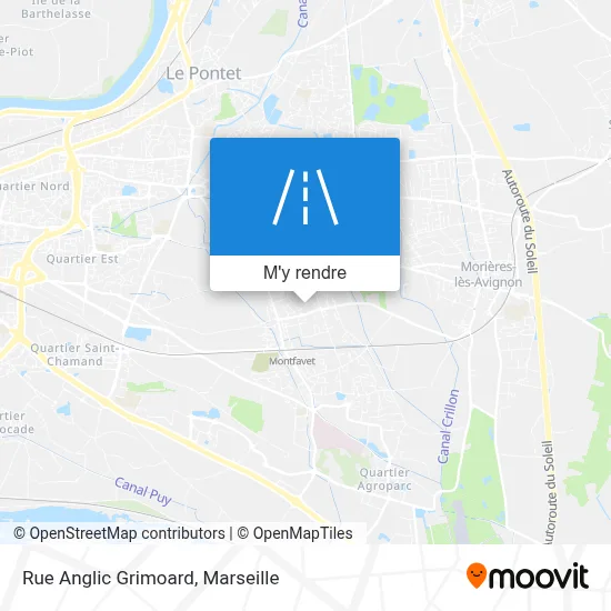 Rue Anglic Grimoard plan