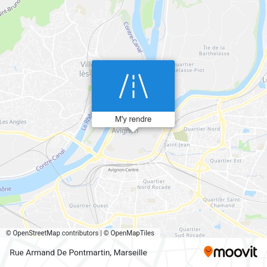 Rue Armand De Pontmartin plan