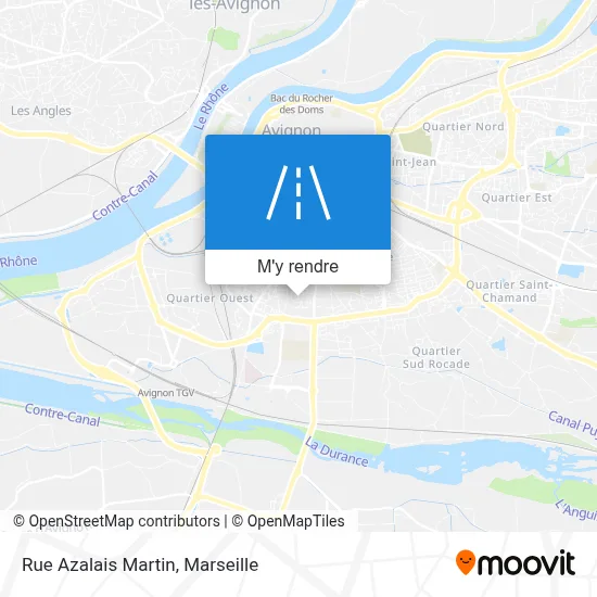 Rue Azalais Martin plan