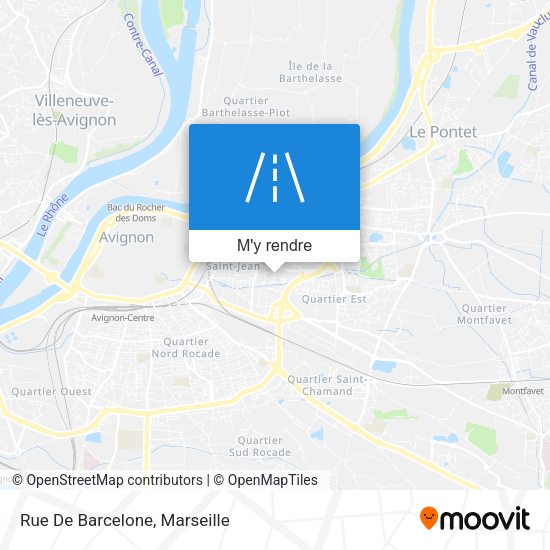 Rue De Barcelone plan