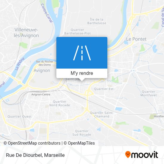 Rue De Diourbel plan