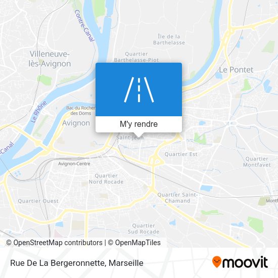 Rue De La Bergeronnette plan