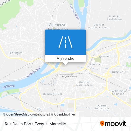 Rue De La Porte Évêque plan