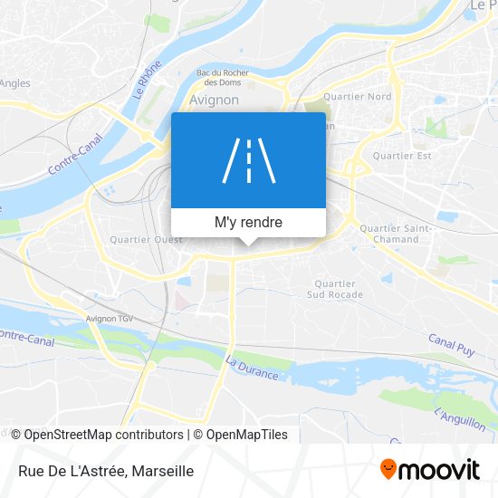 Rue De L'Astrée plan