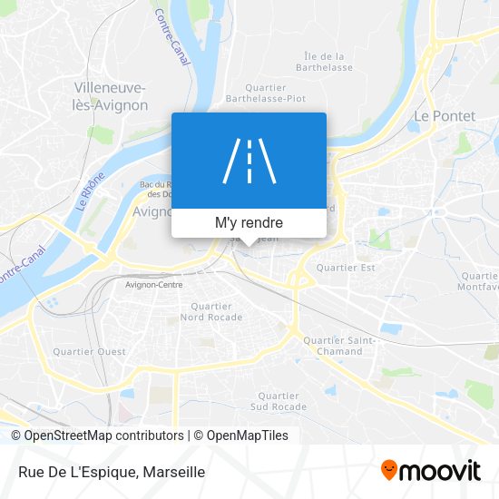 Rue De L'Espique plan