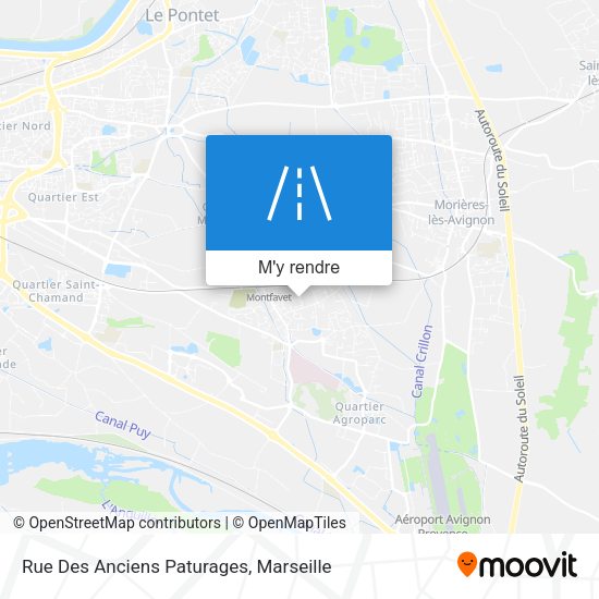 Rue Des Anciens Paturages plan