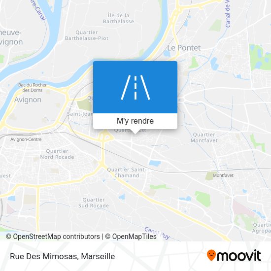 Rue Des Mimosas plan