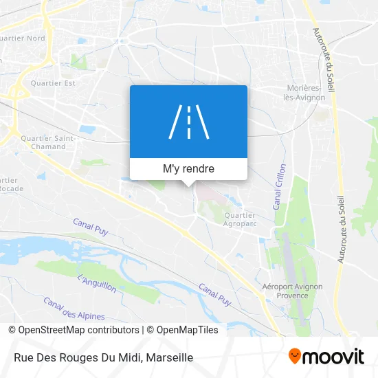 Rue Des Rouges Du Midi plan