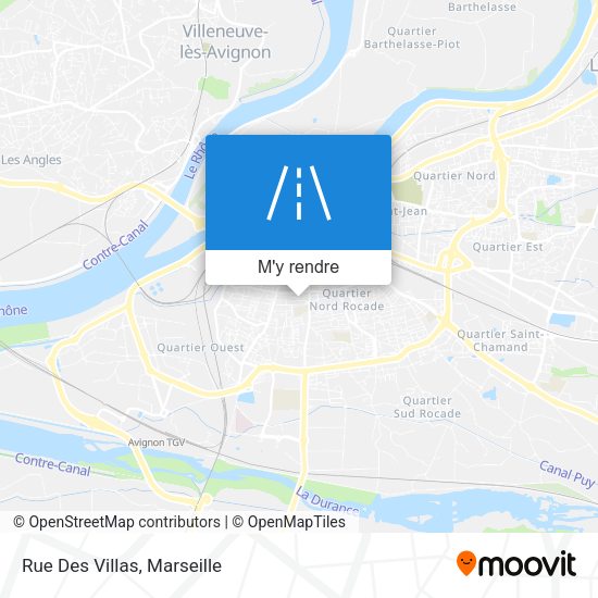 Rue Des Villas plan