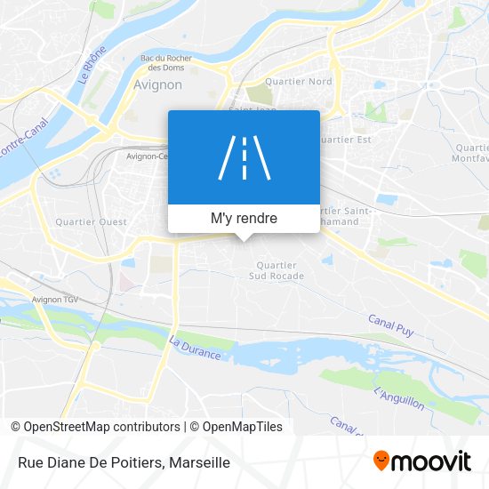 Rue Diane De Poitiers plan