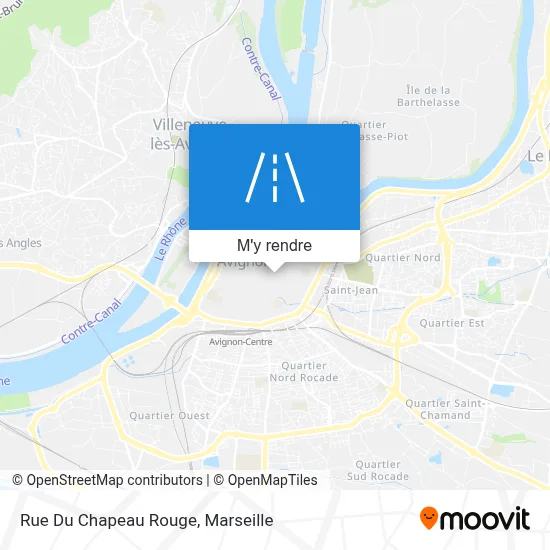 Rue Du Chapeau Rouge plan