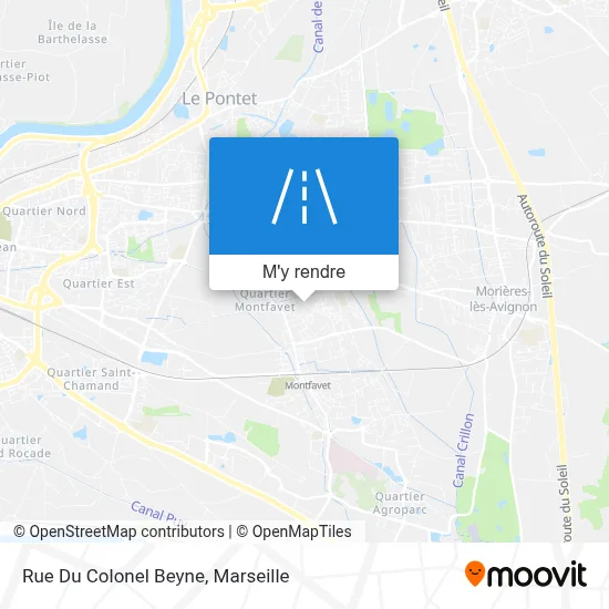 Rue Du Colonel Beyne plan