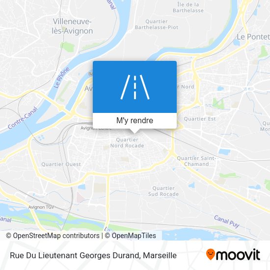 Rue Du Lieutenant Georges Durand plan
