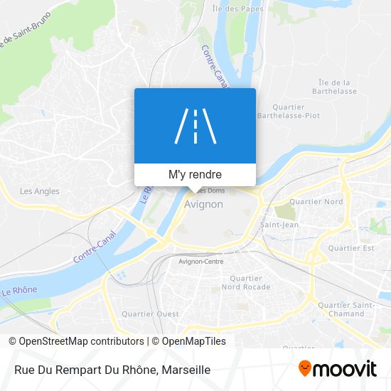 Rue Du Rempart Du Rhône plan