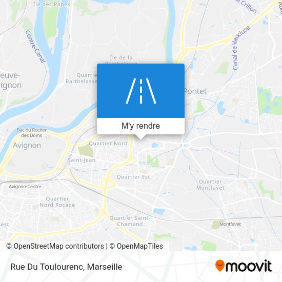 Rue Du Toulourenc plan