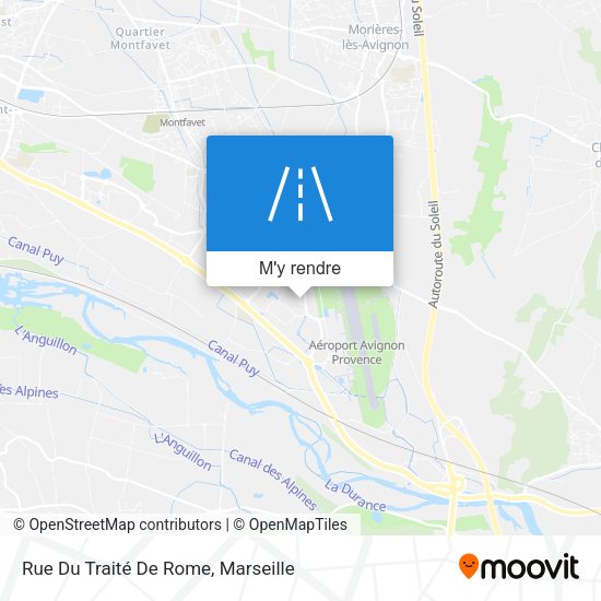 Rue Du Traité De Rome plan