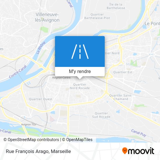 Rue François Arago plan