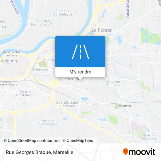 Rue Georges Braque plan