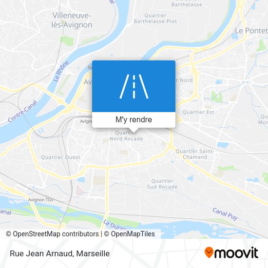 Rue Jean Arnaud plan