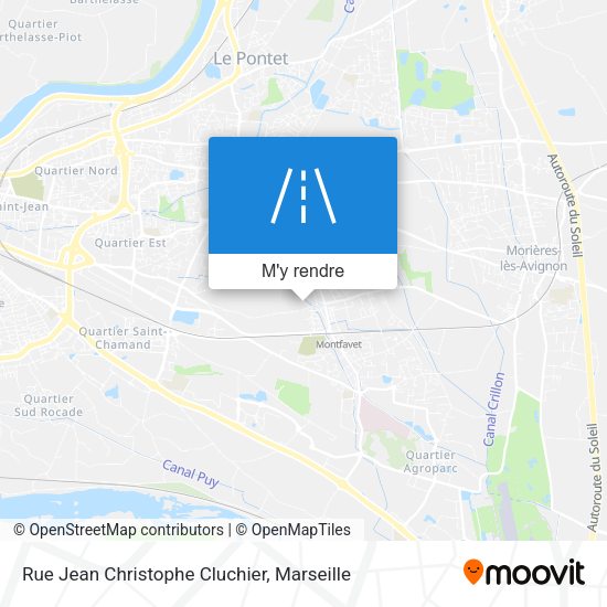 Rue Jean Christophe Cluchier plan