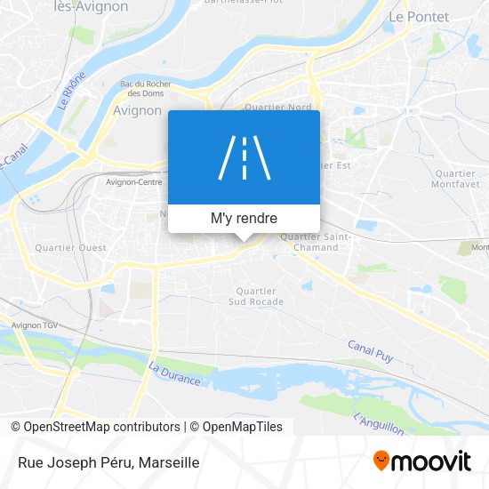 Rue Joseph Péru plan
