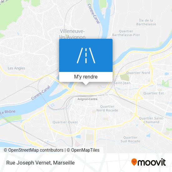 Rue Joseph Vernet plan