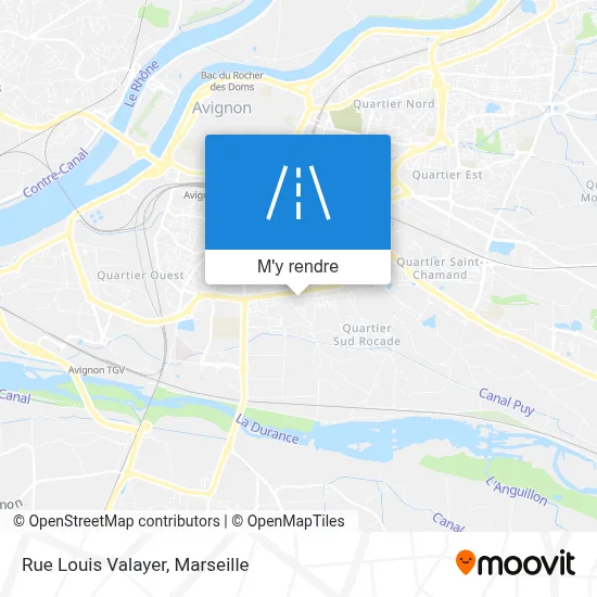 Rue Louis Valayer plan