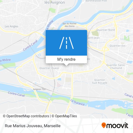 Rue Marius Jouveau plan