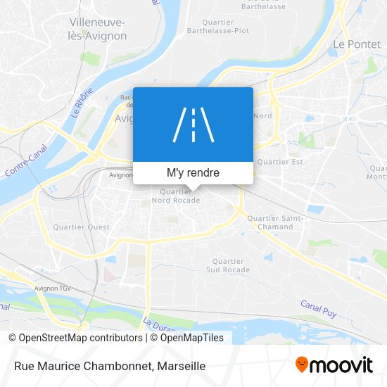 Rue Maurice Chambonnet plan