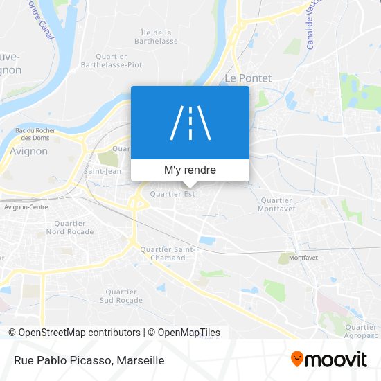 Rue Pablo Picasso plan