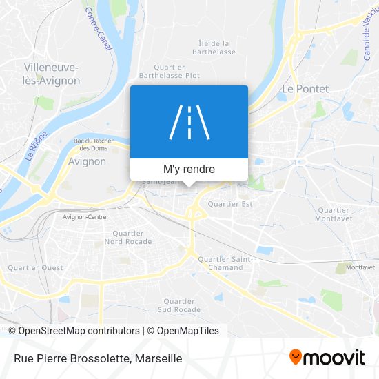Rue Pierre Brossolette plan