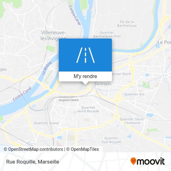 Rue Roquille plan