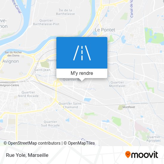 Rue Yole plan