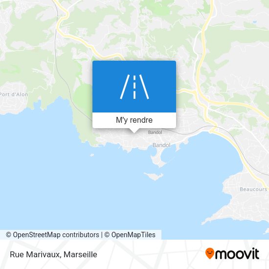 Rue Marivaux plan