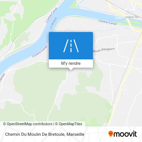 Chemin Du Moulin De Bretoule plan
